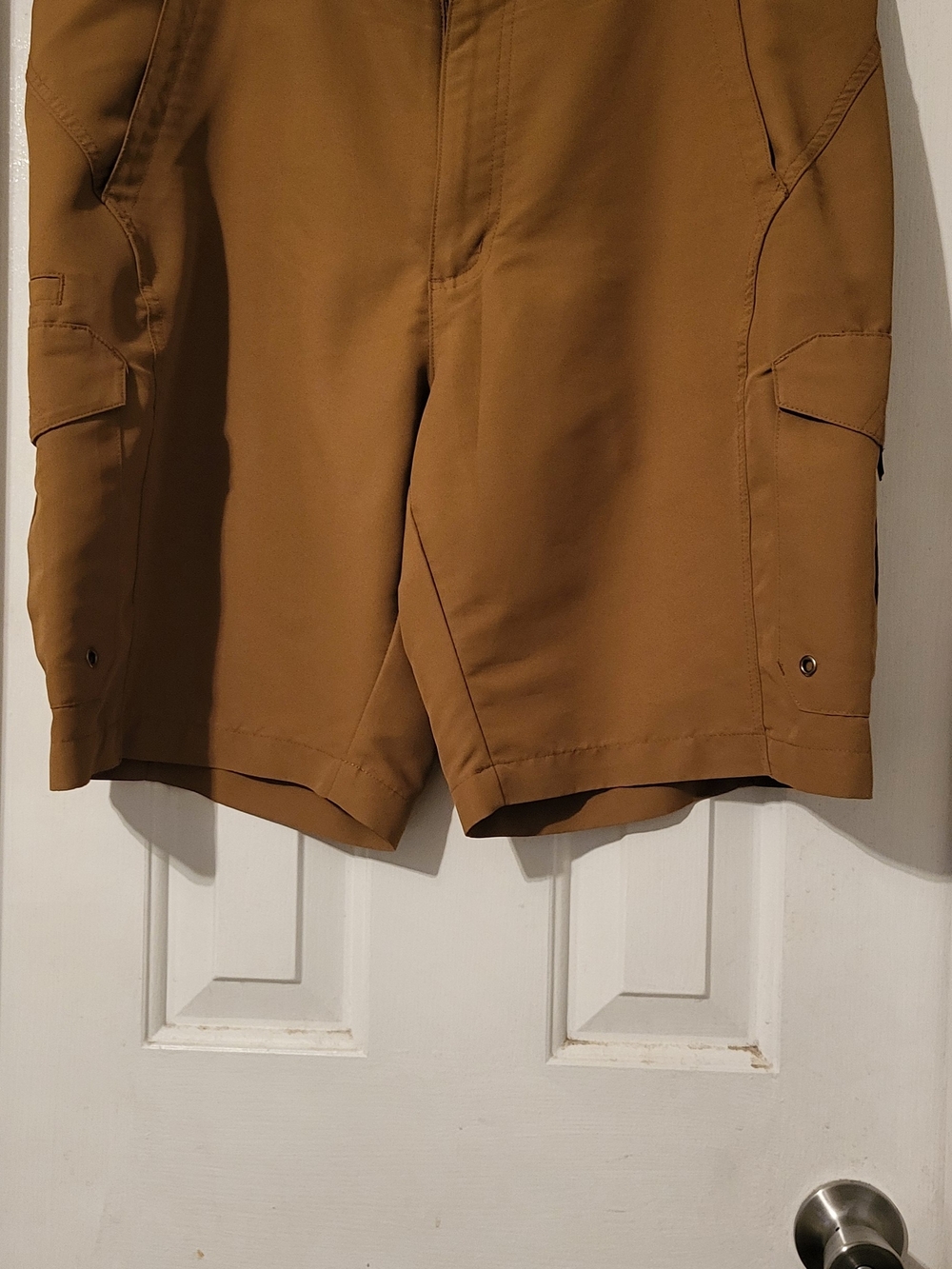 Men's Cargo Shorts in Brown Tan - Utility Pockets